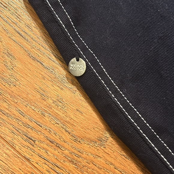 Wide leg Icons of Scotch crop pant Navy size S nwt - Picture 6 of 7